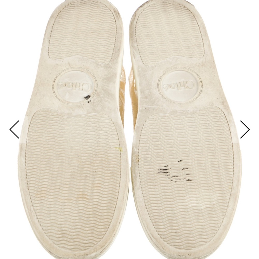 Chloe lauren Cream Sneakers - Picture 8 of 8